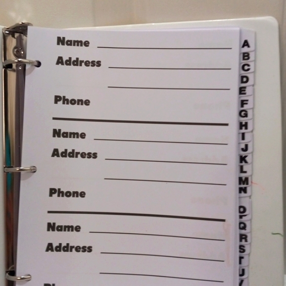 Gaint Address Book never used - Picture 2 of 3
